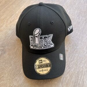 New Era Super Bowl LIX 9FORTY Adjustable Hat Black NFL Cap